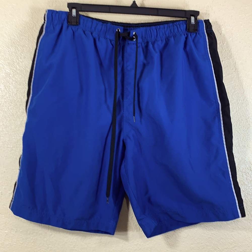 Sonoma Men's Athletic Shorts Blue Black L